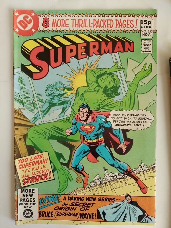 Komiks Superman #353 Nov 1980