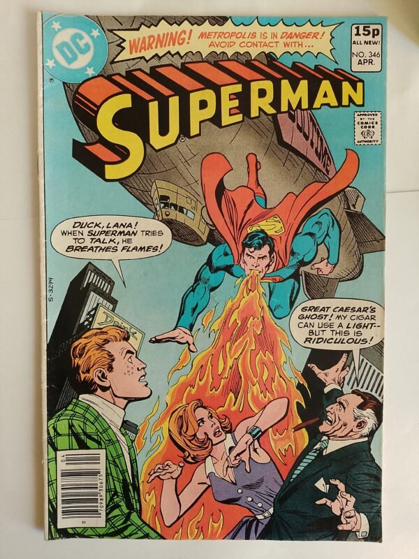 Komiks Superman #346 April 1980