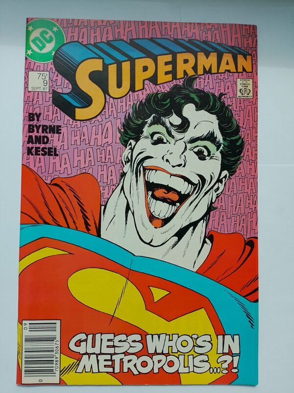 Komiks Superman #9 Sept 1987 John Byrne Joker Cover