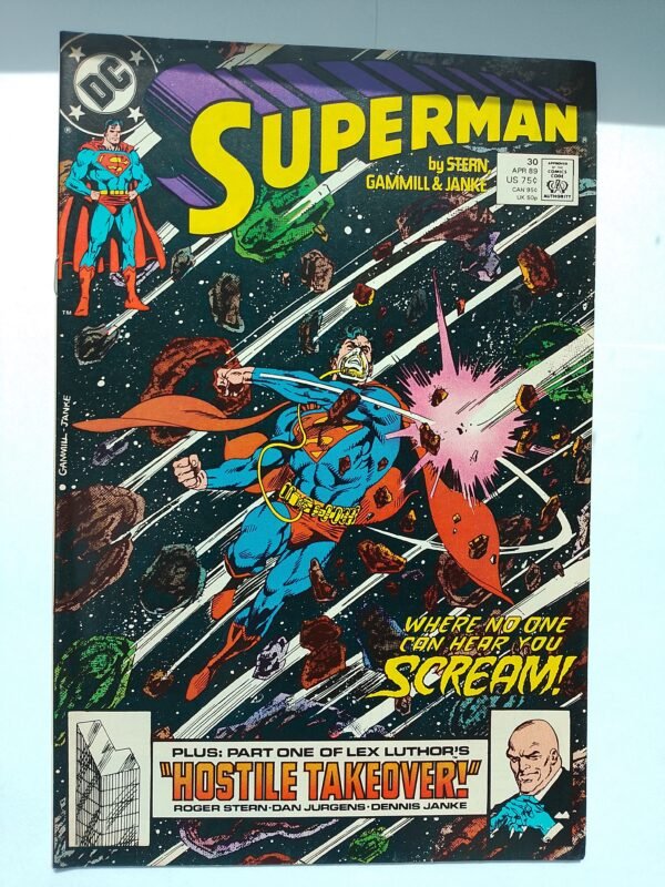 Komiks Superman #30 April 1989