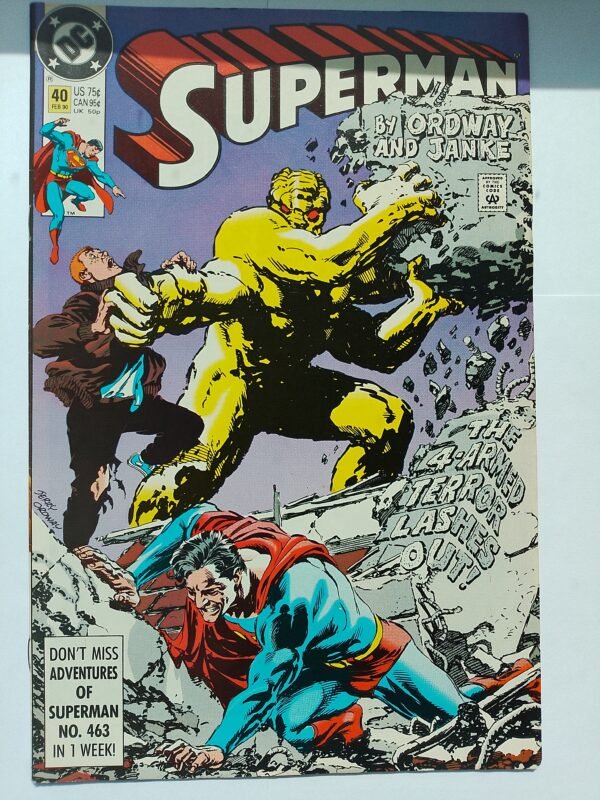 Komiks Superman #40 Feb 1990