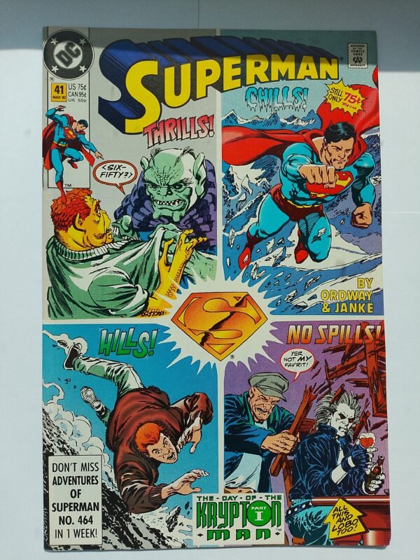Komiks Superman #41 March 1990
