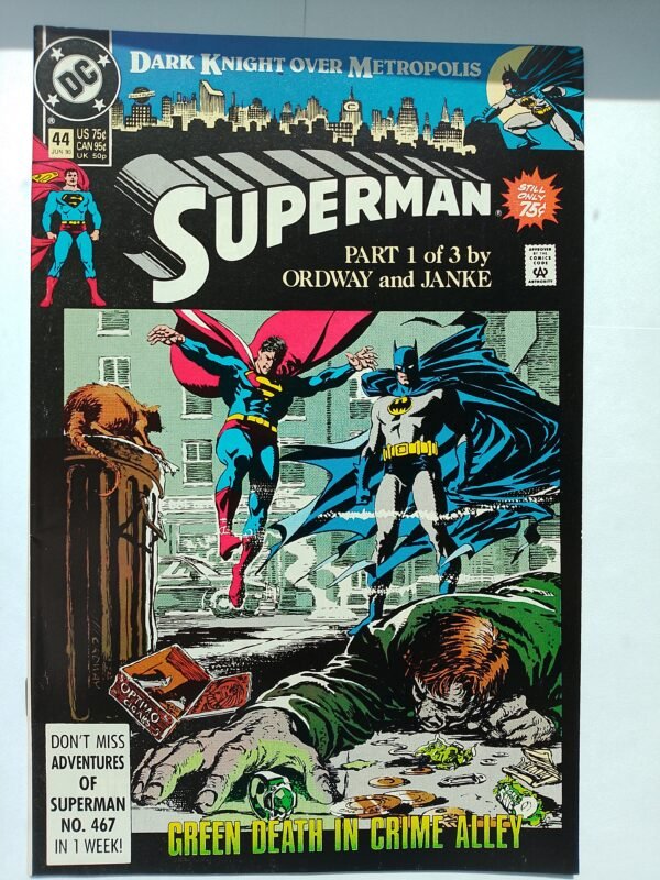 Komiks Superman #44 June 1990