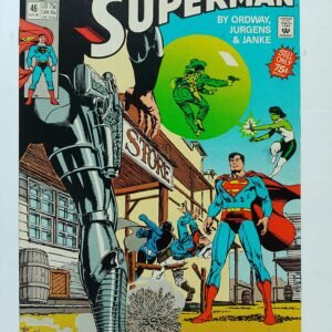 Komiks Superman #46 Aug 1990 1st App Terra-Man