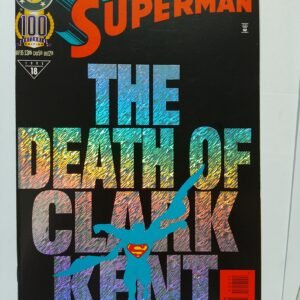 Komiks Superman #100 May 1995 Foil Cover Death of Clark Kent