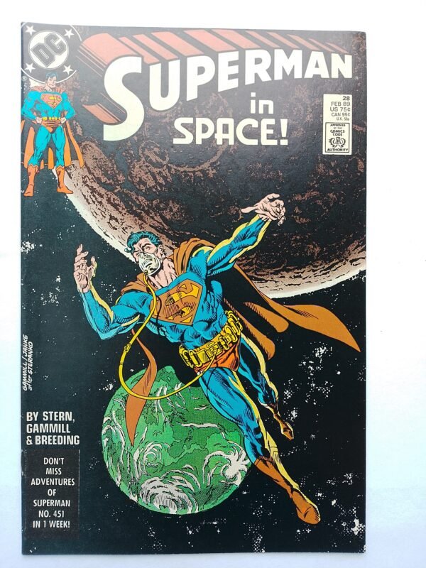 Komiks Superman #28 Feb 1989 Agent of SHIELD Cover Inspired