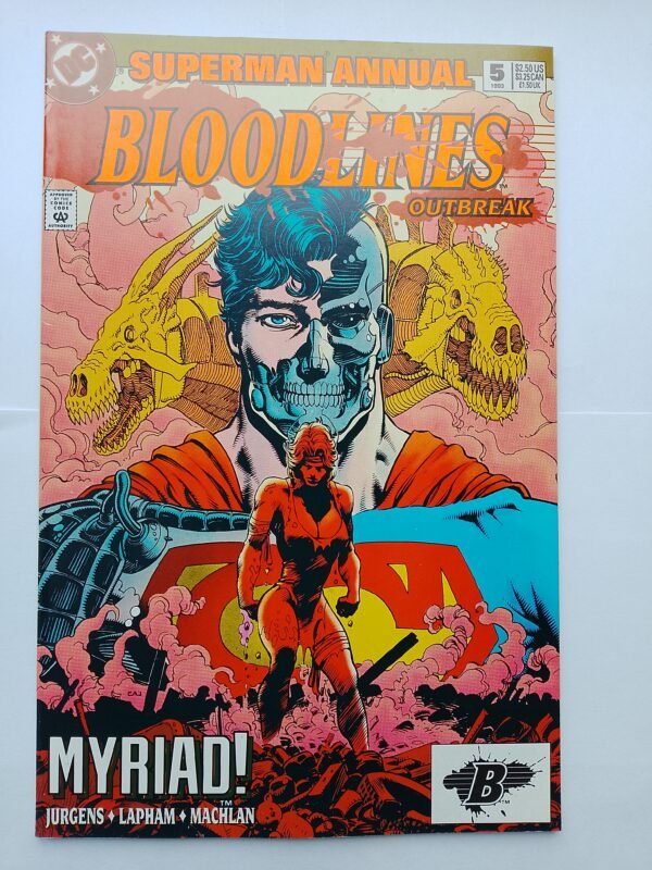 Komiks Superman Annual #5 1993 1st App Myriad