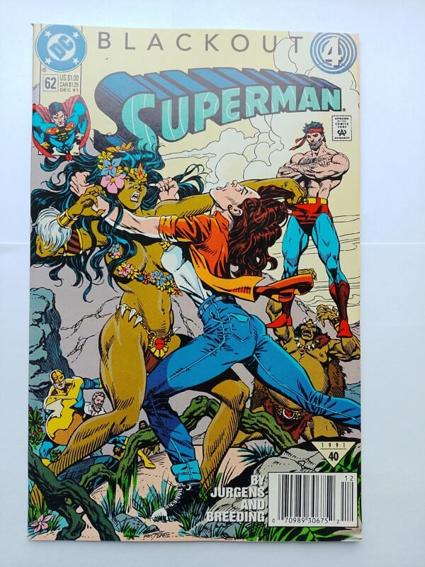 Komiks Superman #62 Dec 1991 Blackout