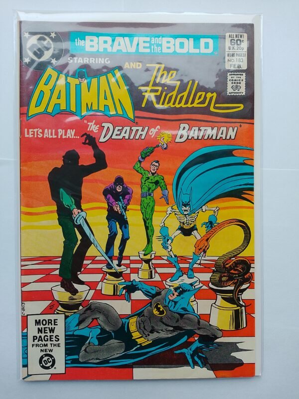 Komiks Brave and Bold #183 Feb 1982 Nemesis Backup Story