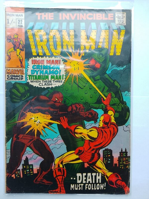 IMG_20260516_074156 Komiks Iron Man #22 Feb 1970 Death of Janice Cord