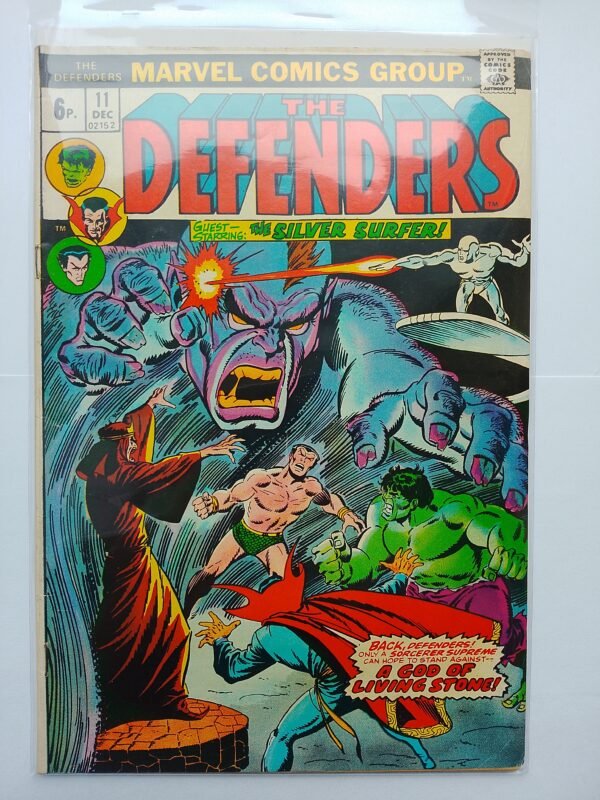 Komiks Defenders #11 Dec 1973 Hawkeye Leaves Defenders