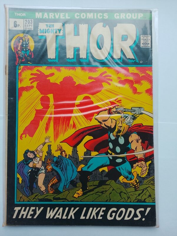 Komiks Thor #203 Sept 1972 2nd App Ego-Prime