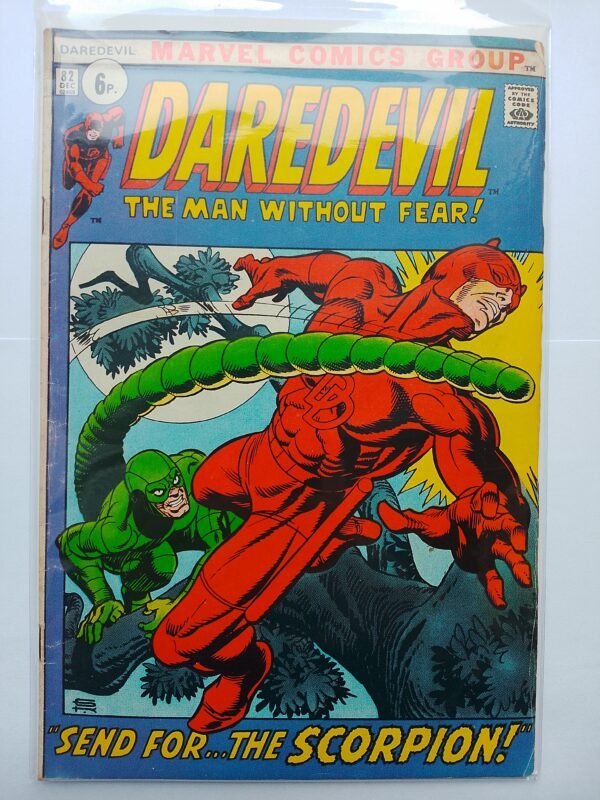 Komiks Daredevil #82 Dec 1971 Daredevil vs Scorpion