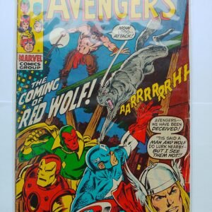 Komiks Avengers #80 Sept 1970 1st App Red Wolf