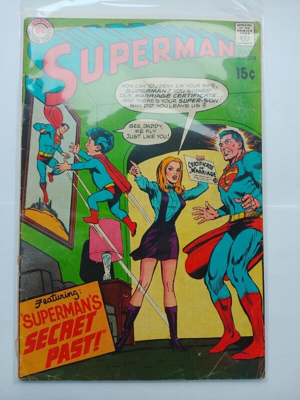 Komiks Superman #218 July 1969