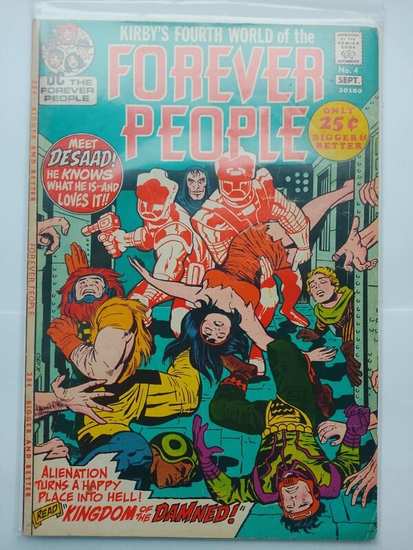 IMG_20260517_101441 Komiks Forever People #4 Sept 1971 Early Darkseid App Jack Kirby Art