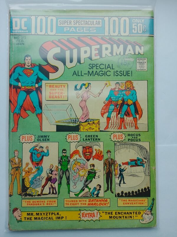 Komiks Superman #272 100 Page Super Spectacular 1974