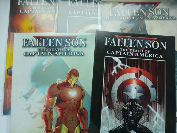 5 x Komiks Fallen Son Death Of Captain America #1-5 2007 Full Run
