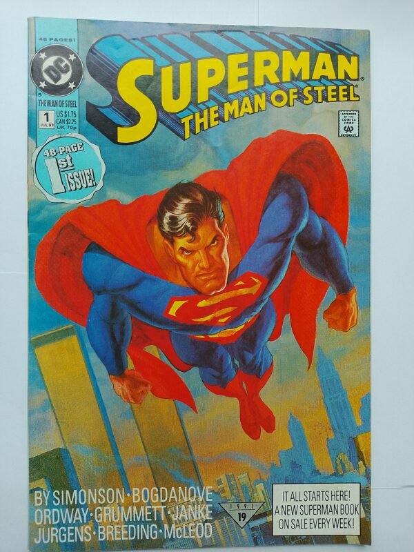 IMG_20260519_093348 Komiks Superman The Man of Steel #1 July 1991