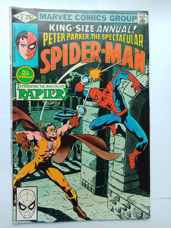 Komiks Spiderman Annual #2 1980 1st App Rapier