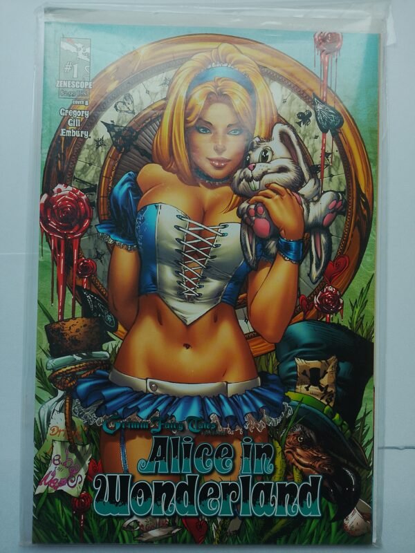IMG_20260519_093638 Komiks Grimm Fairy Tales Presents Alice in Wonderland #1 2012 Eric Basaldua Cover