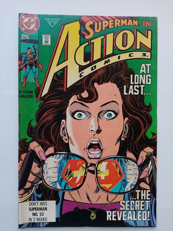 IMG_20260522_045831 Komiks Action Comics #662 Feb 1991 Clark Kent tells Lois Lane that he is Superman
