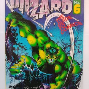 Wizard Magazine #6 February 1992 Hulk Cover No Poster