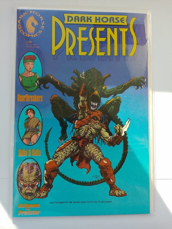 IMG_20260523_065954 Komiks Dark Horse Presents #36 Feb 1990 First battle of Aliens vs Predator