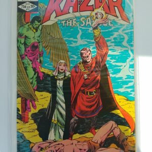 Komiks Ka-Zar Savage #12 March 1982 Blank Panel