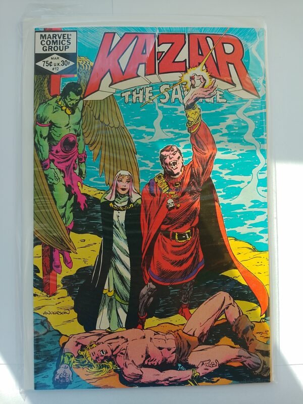 Komiks Ka-Zar Savage #12 March 1982 Blank Panel