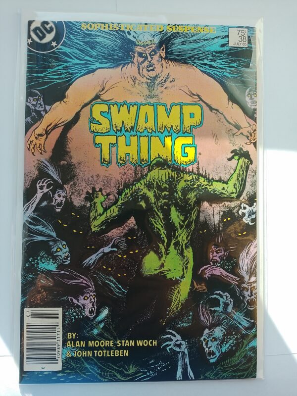 Komiks Swamp Thing #38 July 1985 3rd App John Constantine Retitled Issue