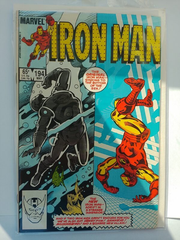 Komiks Iron Man #194 May 1985 Death of Enforcer