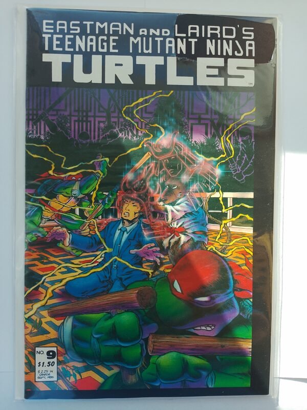 IMG_20260523_070404 Komiks Teenage Mutant Ninja Turtles #9 Sep 1986 1st App Splinter Cover