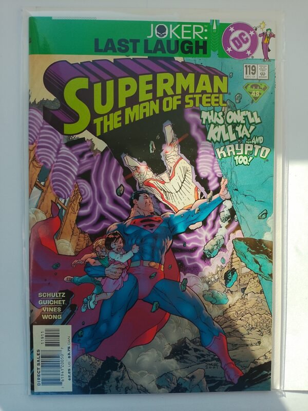 Komiks Superman The Man of Steel #119 Dec 2001 Jim Lee Cover