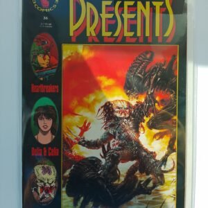 Komiks Dark Horse Presents #36 Feb 1990 First battle of Aliens vs Predator Cover Variant