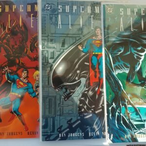 3 x Komiks Superman vs Aliens July 1995