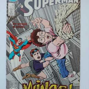 Komiks Superman #15 March 1988 Byrne Cover+Postcard