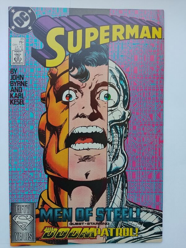 Komiks Superman #20 Aug 1988 Byrne Cover