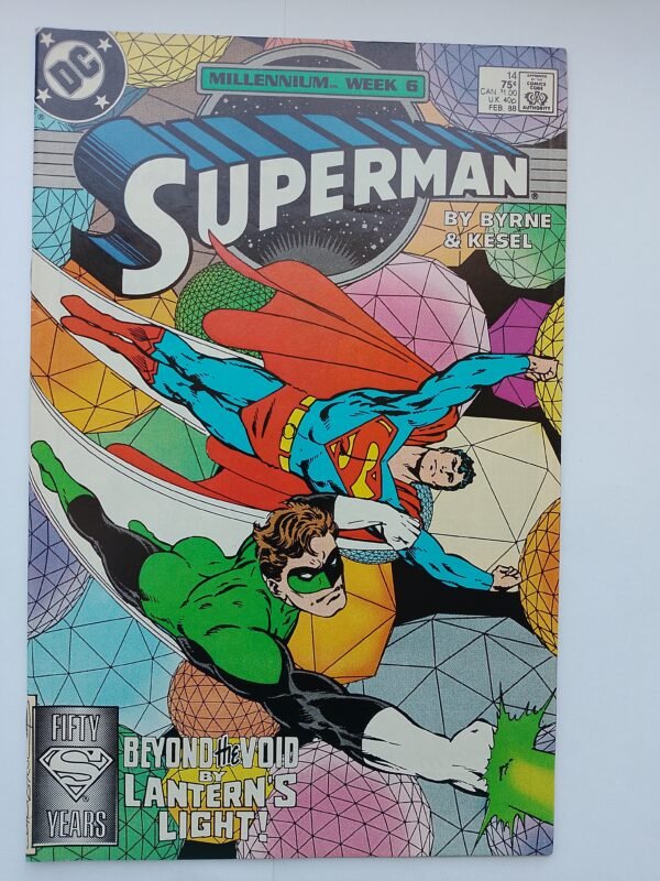 Komiks Superman #14 Feb 1988 Byrne Cover