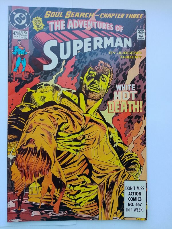Komiks Adventures of Superman #470 Sep 1990