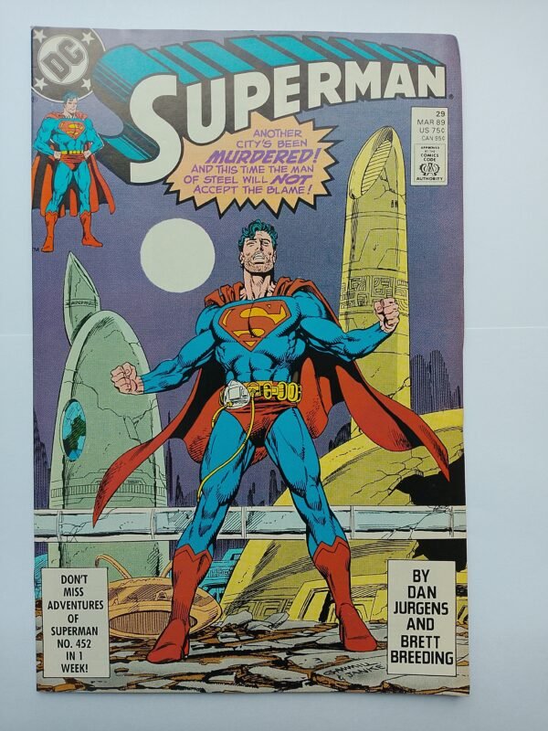 Komiks Superman #29 March 1989