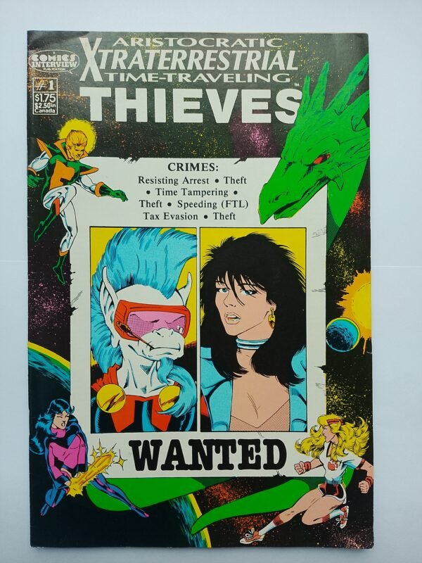 IMG_20260530_163400 Komiks Aristocratic Xtraterrestrial Time-Traveling Thieves #1 Comics Interview 1986