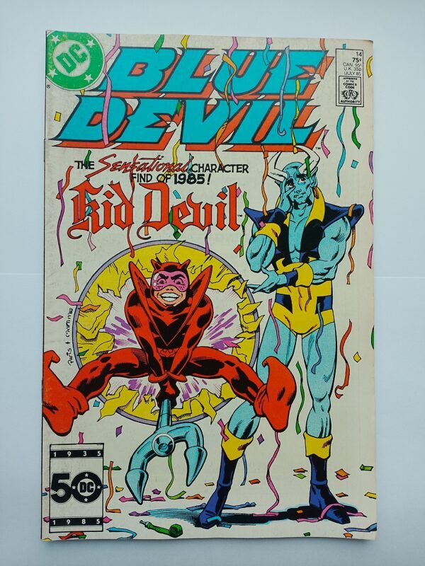 Komiks Blue Devil #14 July 1985 1st App Kid Devil