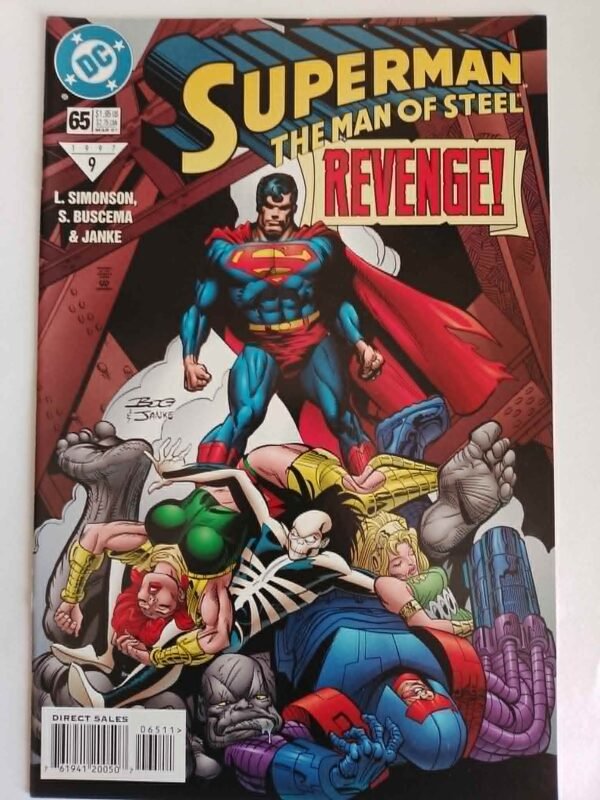 Komiks Superman The Man of Steel #65 March 1997