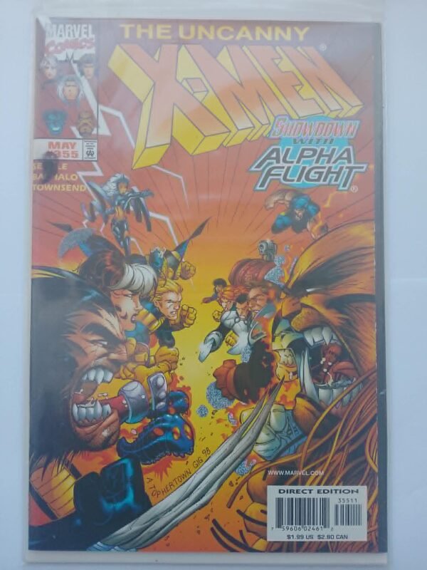 81e09c27-7de6-40a1-9610-572a6ff02684 Zestaw 24 Komiksów The Uncanny X-Men 1990' Box