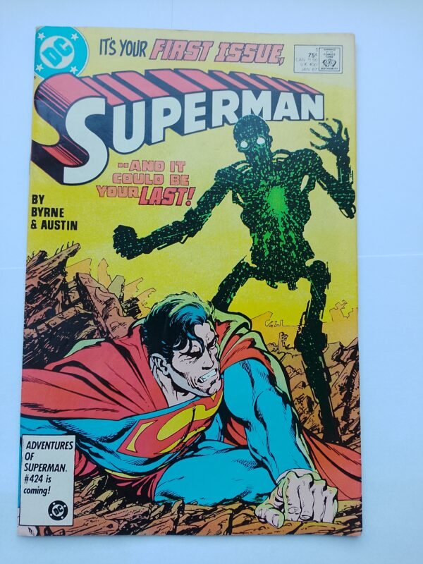 Komiks Komiks Superman #1 Jan 1987 Origin of Metallo Byrne