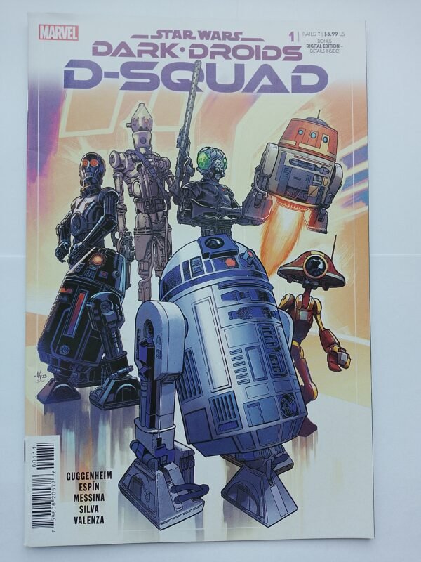 Komiks Star Wars: Dark Droids D-Squad #1 Sep 2023 1st App D-Squad