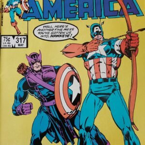 Komiks Captain America #317 May 1986 1st Team App Death-Throws
