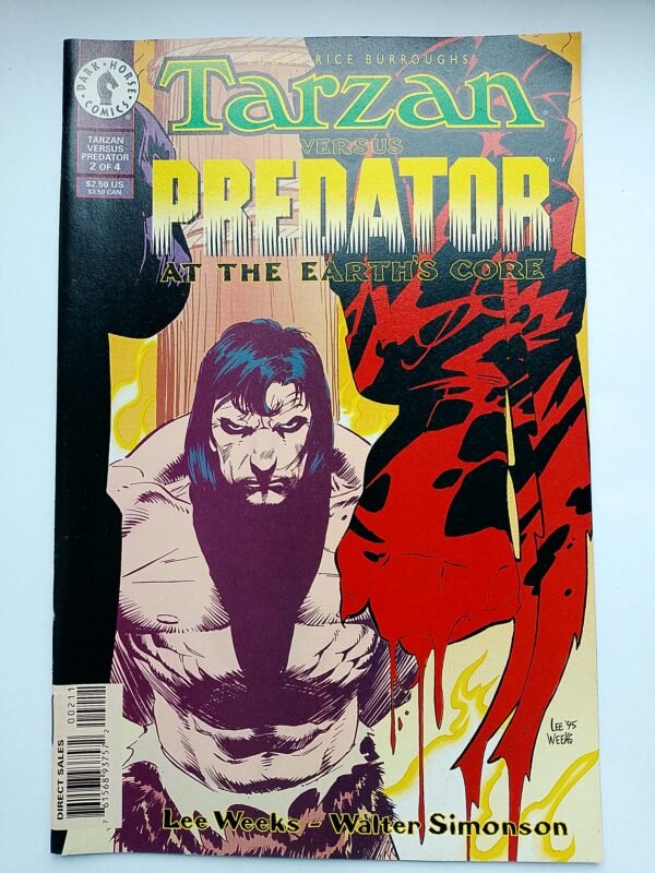 0dabf37e-6944-478c-80e2-a001776b0308 Komiks Tarzan vs. Predator at the Earth's Core #2 Feb 1996