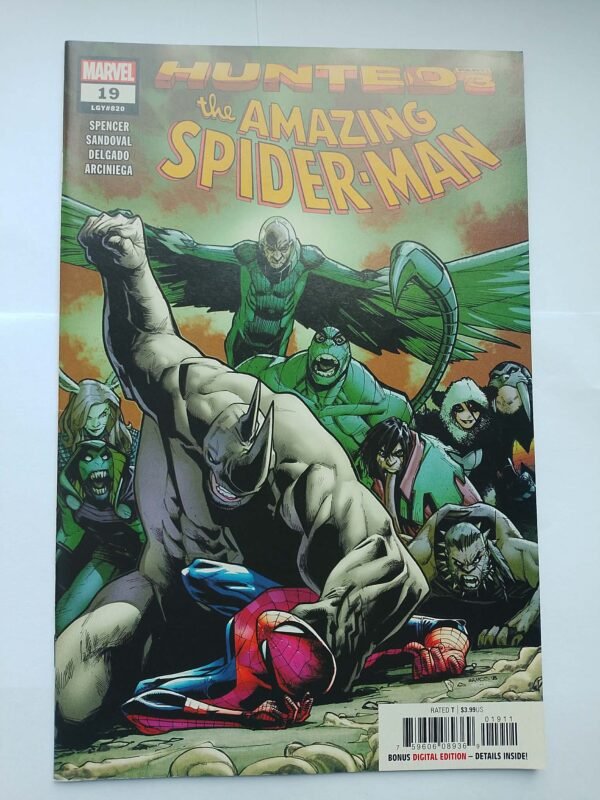 Komiks Amazing Spiderman #19 Jun 2019 Sandoval Cover